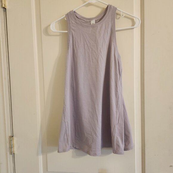 NWT Lululemon All Tied Up Tank Size 4 Light Purple Yoga Gym Athletic Top Open B - Picture 5 of 6